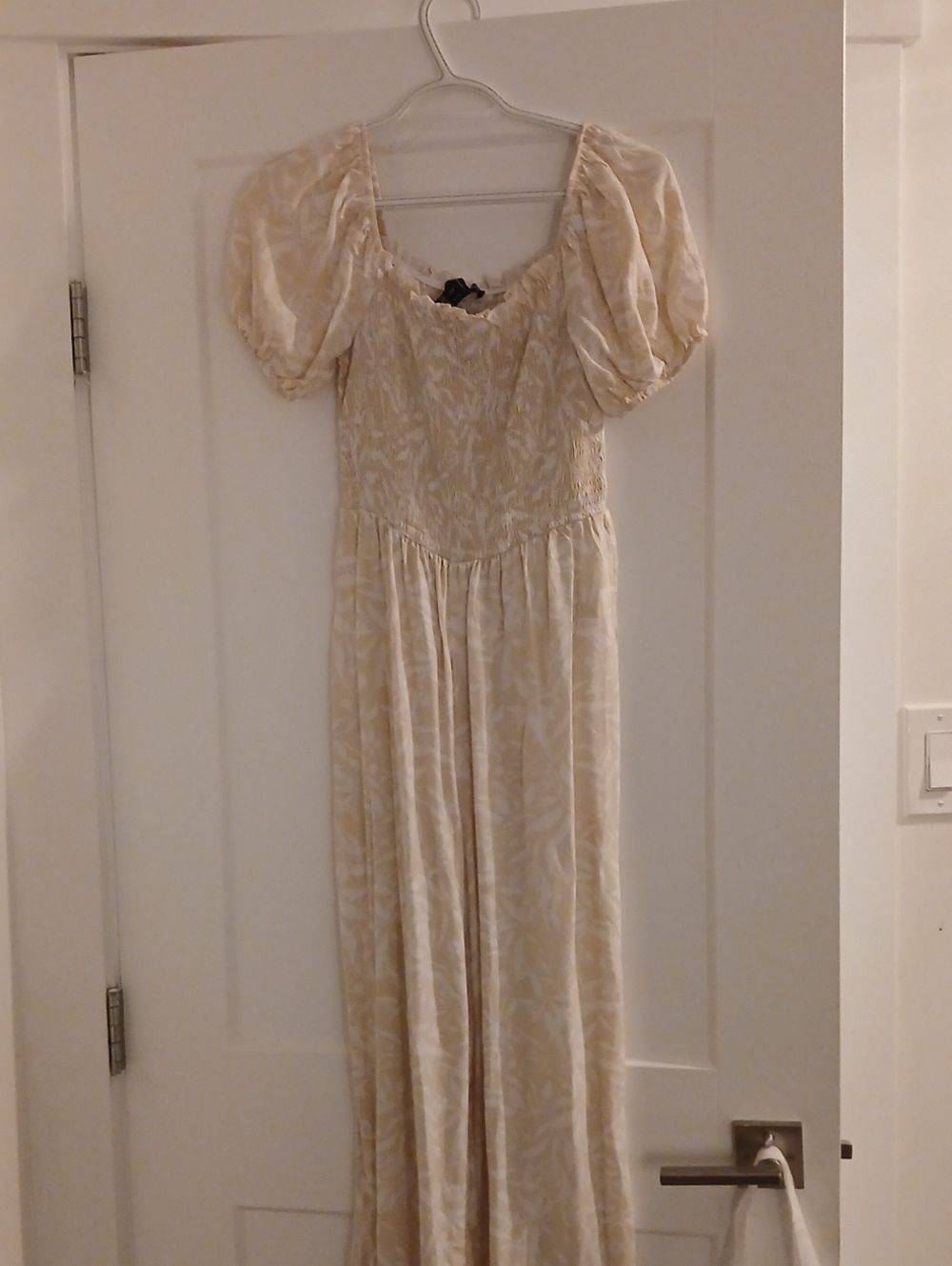 Streetwear Society Cream Puff Sleeve Jumpsuit